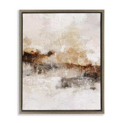 Beige & Brown Abstract