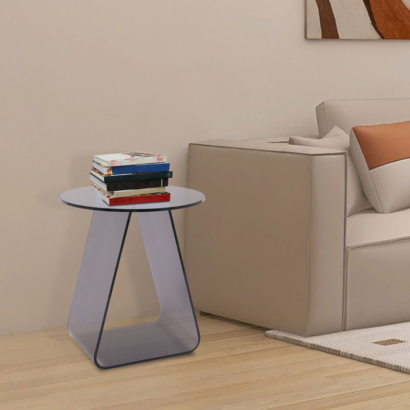 Table de bout en acrylique pour table de bout de salon Table de chevet moderne pour chambre à coucher Petite table basse pour bureau