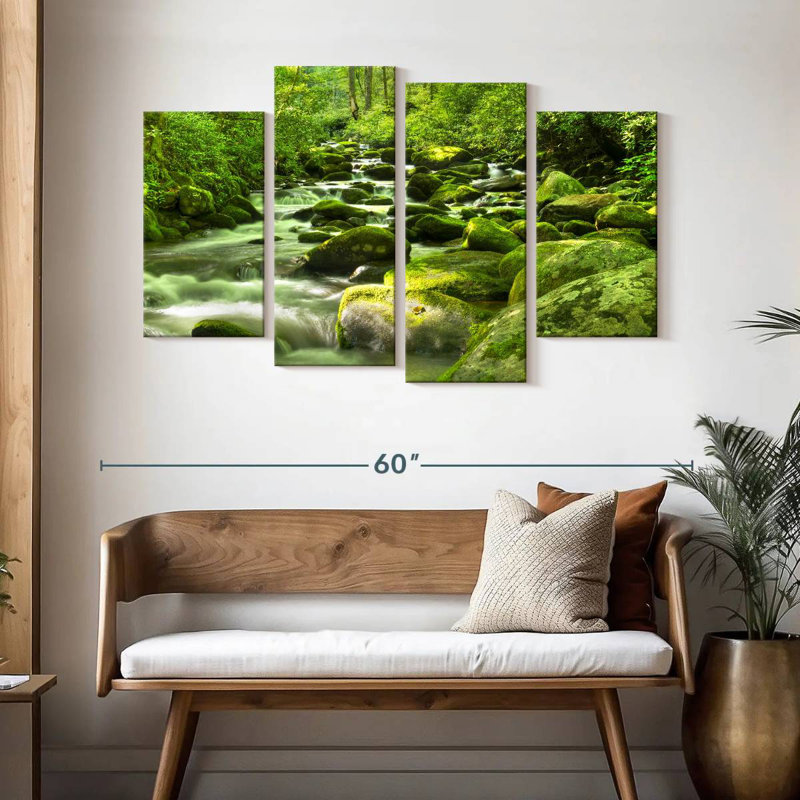 Kerrick Mossy River, 32" H x 52" W