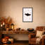 «Spooky Bat Stars» par Menina Lisboa, reproduction d'art sur toile encadrée