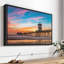 «Daley California Beach Dock At Sunset», reproduction sur toile-102358466