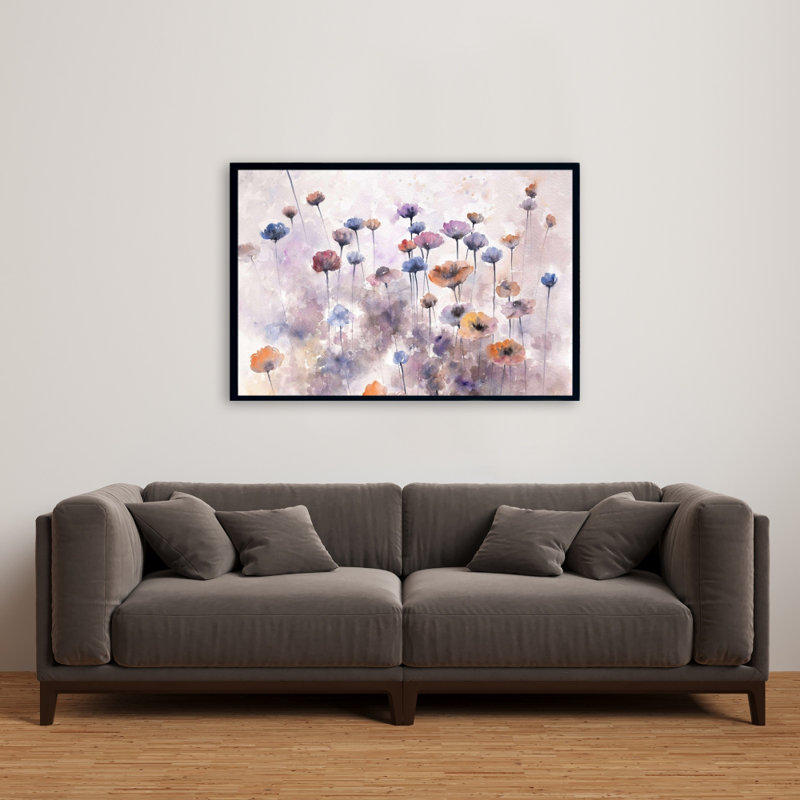 "Petites fleurs sauvages" sur toile
