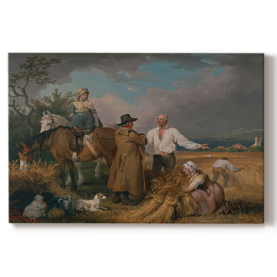Reapers-George Stubbs-Gallery Wrapped Canvas-1785