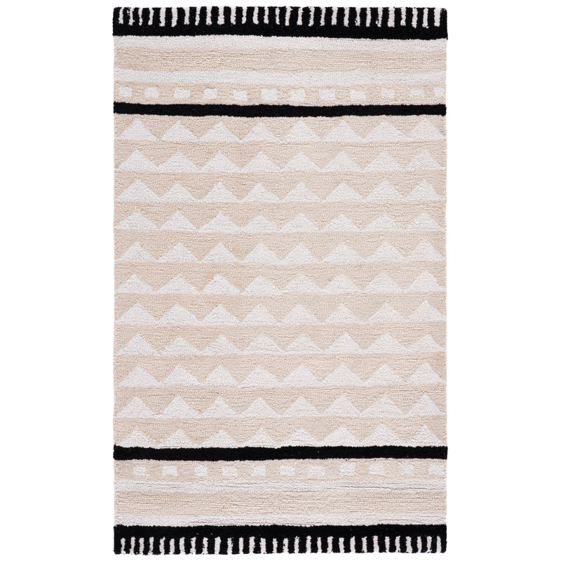 Capri Hand Tufted Performance Chevron Rug, Rectangle 3' x 5'