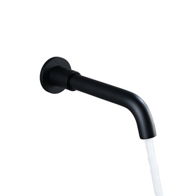 Round Brass Tub Spout with 360° Rotatable Outlet, Shower Diverter Faucet with Decorative Cover