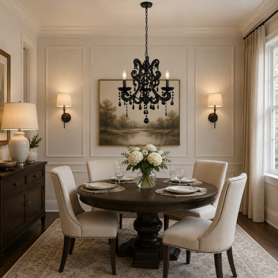 Style bougie classique/traditionnel 3 lumières lustre Brock