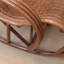Chaise berçante en rotin épais