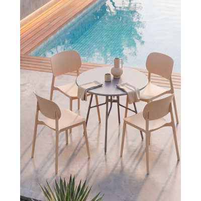 Stackable Outdoor Patio Dining Side Chair