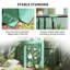 3 Tier Mini Greenhouse Reinforced PE Cover 100 x 40 x 150cm-1542645260
