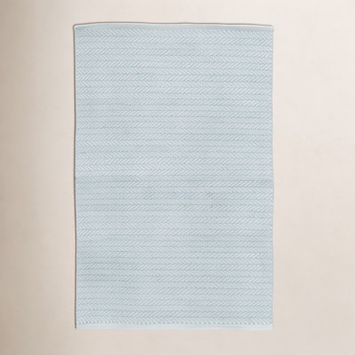 Herringbone Pearl Hand-Woven Outdoor Rug