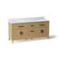 Kresla 60 In. Bathroom Vanity Cabinet With Sinks And Quartz Top-707922874-684771023-684771022