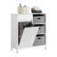 Wood Cabinet Laundry Hamper