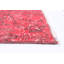 Tapis rouge foncé à transition de couleur 5 pi 7 po x 9 pi 3 po