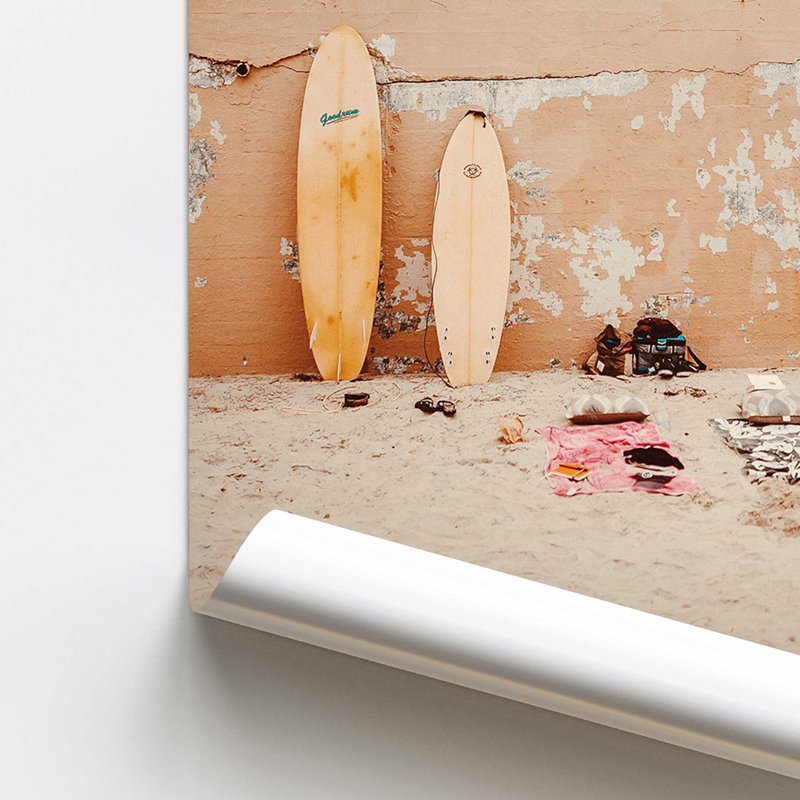 Surfside Dream Print, dans un cadre,, Papier, H 14 po x l 11 po x P 0,1 po