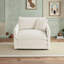Upholstered Chenille Armchair-1164944051