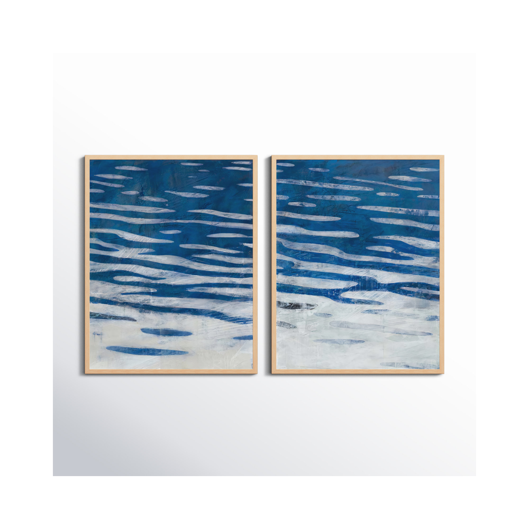 Oceanview By Ivo Stoyanov by Ivo Stoyanov, Brown Framed, 38" H x 60" W x 1.25" D