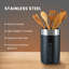 Metal Round Utensil Crock