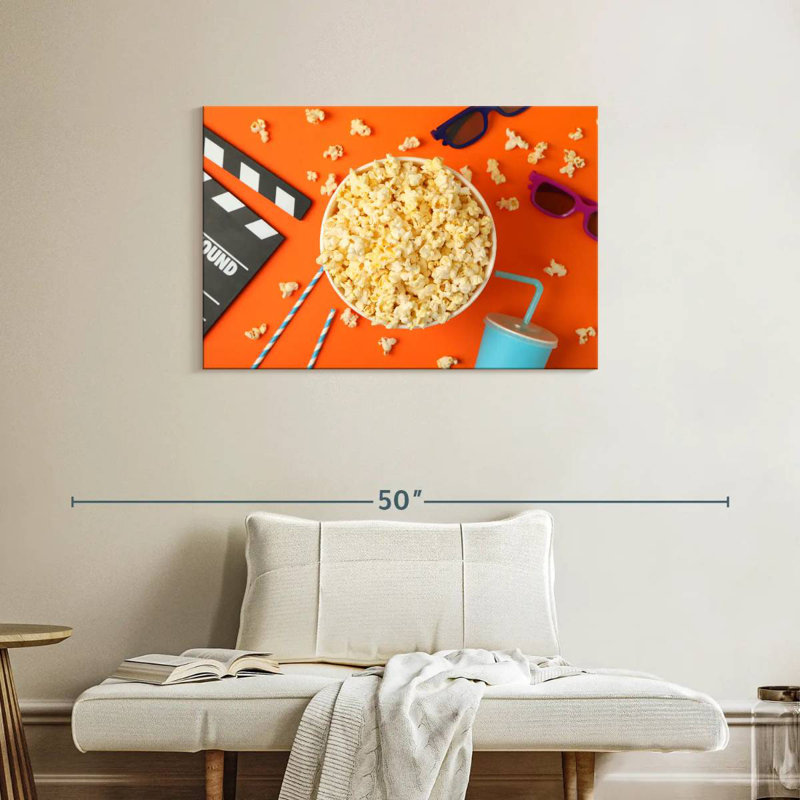 Yarlin Theater Popcorn, 24" H x 36" W
