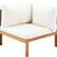 Structure en bois pour l'extérieur - Coussins de patio avec structure en bois beige et protection contre l'eau-55266180