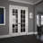 80-in 10-Lite Glass Wood Painted French Doors
