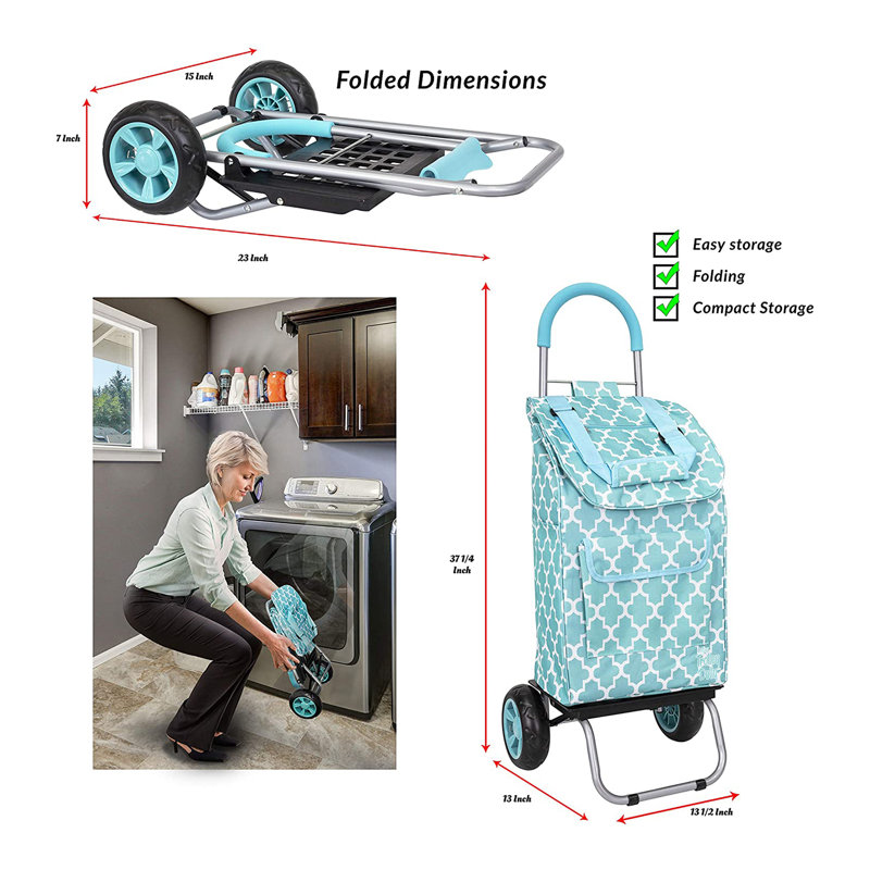 110 Lb. Capacity Foldable Hand Truck Dolly