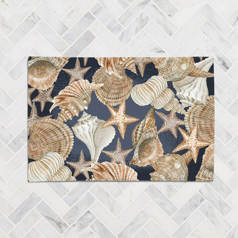 Coastal Greetings Chenille Indoor Rug, Rectangle 2' x 3'