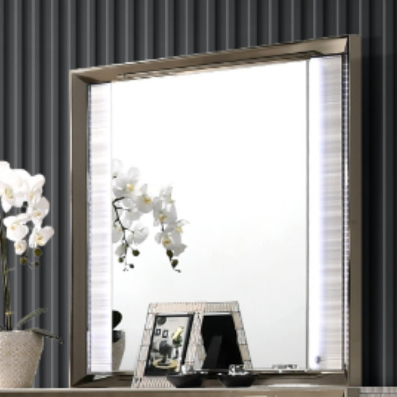 STAR WHITE MIRROR WITH LED
