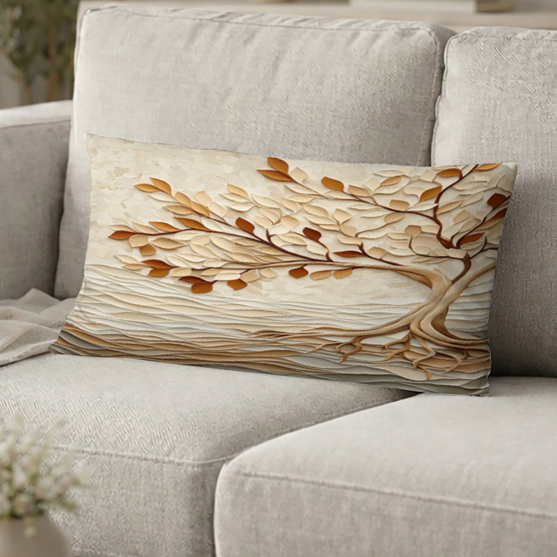 Coussin décoratif Modern Modern Eclectic - Autumn Banyan Tree Roots, H 12 po x l 20 po
