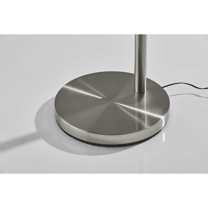 Nicol 93'' LED Tree Floor Lamp, Brushed Steel