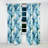 Oceanic Mirage Tropical Pattern III Velvet Blackout Single Curtain Panel-95458506