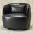 Sydney 100% Genuine Leather Swivel Barrel Armchair-432574130