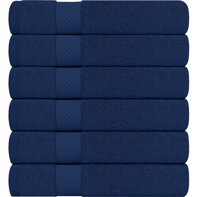 Cassada Cotton Bath Towel, Navy