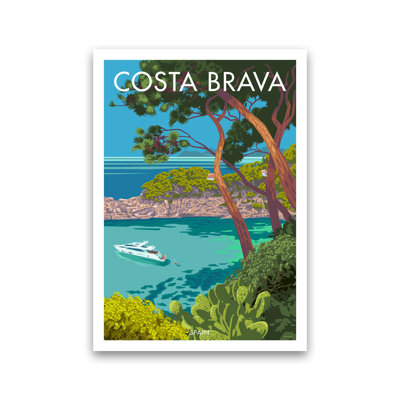 Costa Brava by Stephen Millership - Print on Canvas