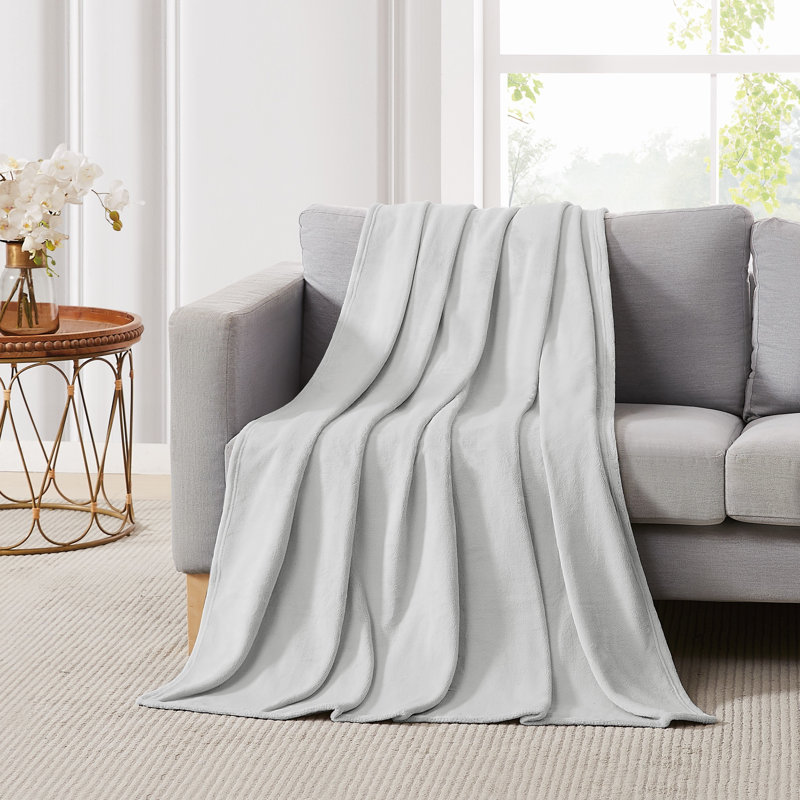 Jeté 50 x 70 Fifth Avenue Lux Plush, Gris