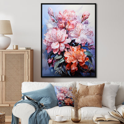Rhododendron Pink Collage I " Rhododendron Pink Collage I "