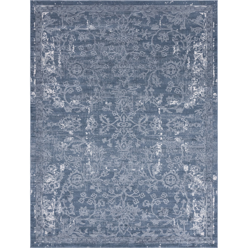 Tapis oriental bleu Charters Towers, Rectangle 9 pi x 12 pi