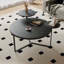 Table basse moderne avec deux tablettes