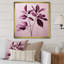 Impression sur toile, feuilles mauves et prune-1678304091-1678304083