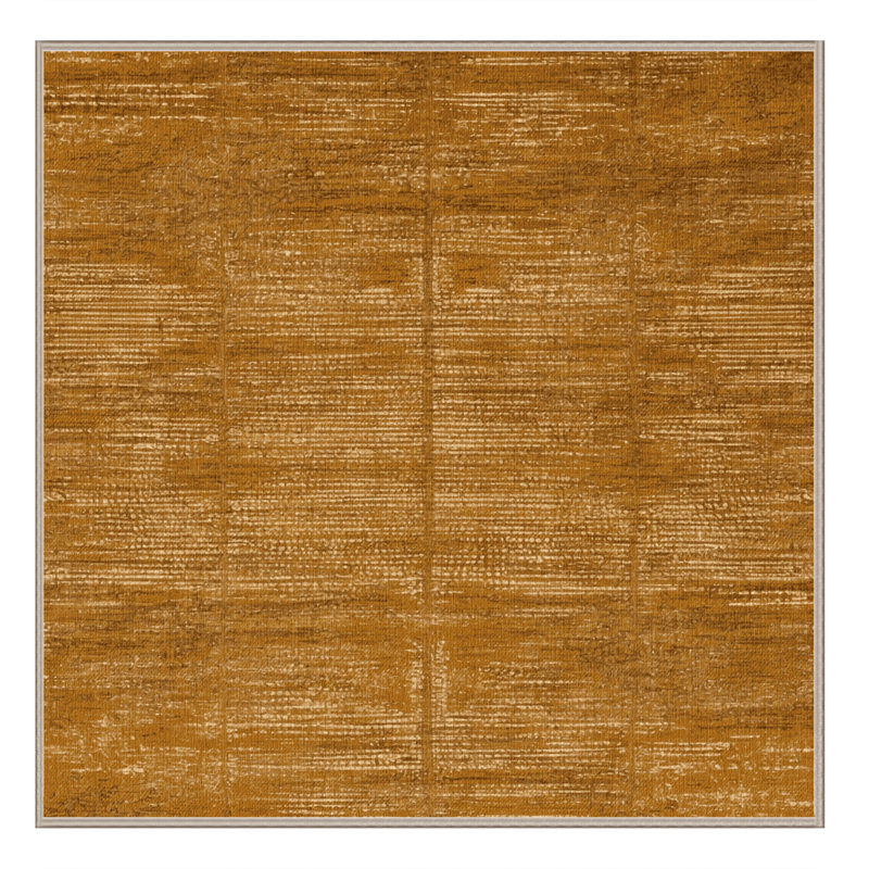 Tapis abstrait lavable à la machine, Carré 6 pi