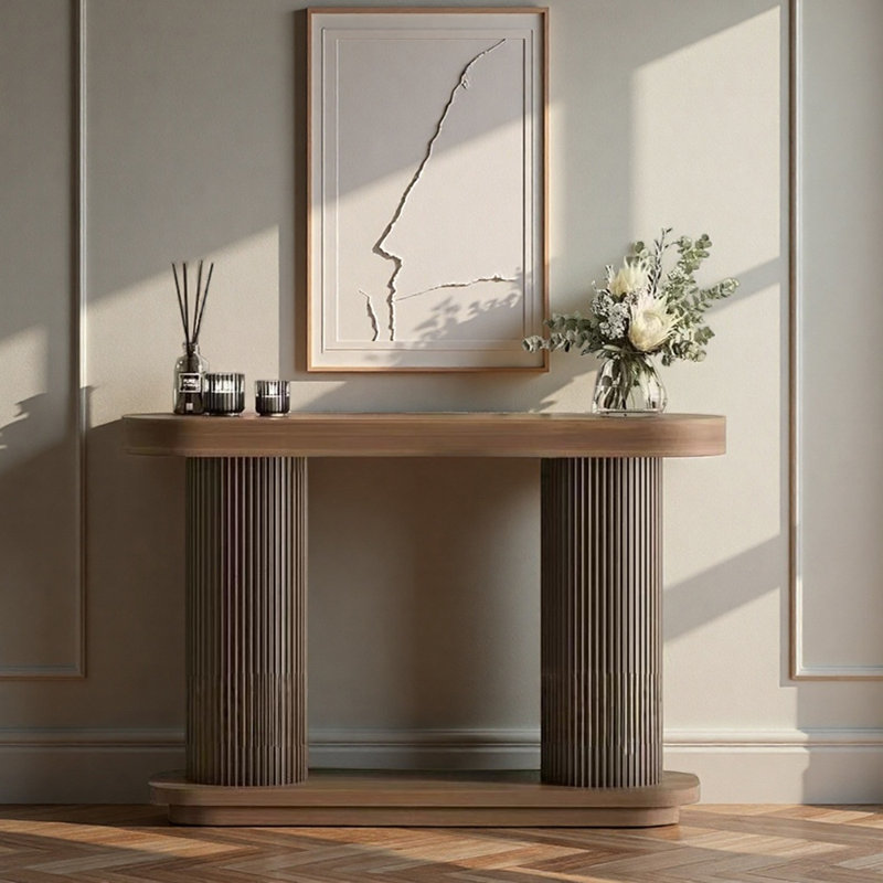 Table d'entrée Mid-Century, H 29,5 po x l 47,2 po x P 13,8 po