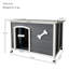 Grande niche pour chien en bois