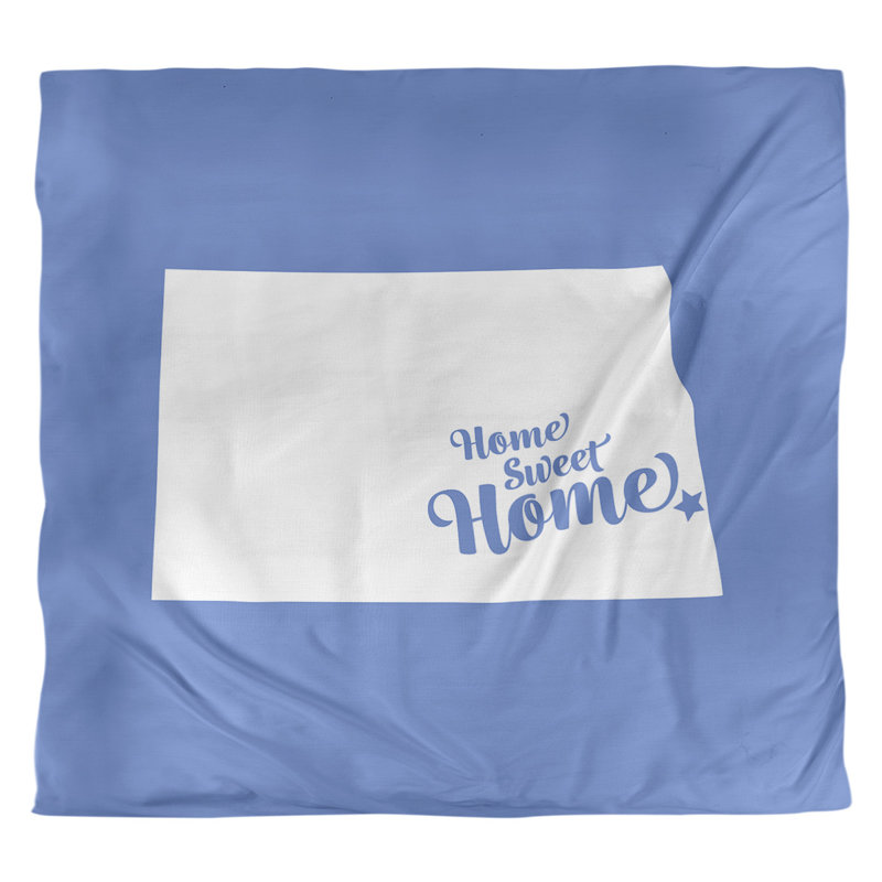 Housse de couette pour la maison, Housse de couette pour très grand lit, Bleu, Microfibre
