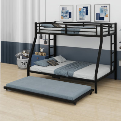 Metal Bunk Bed With Trundle