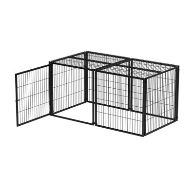 Grande cage à chien 63,7 po pour chien de taille moyenne