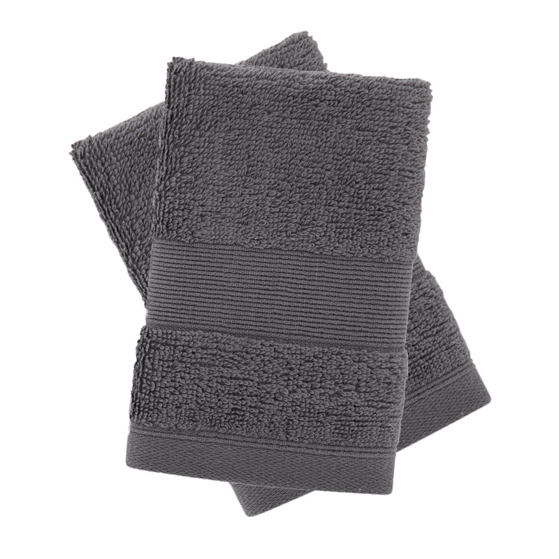 Anti-Bacterial 100% Cotton Towels, Charcoal