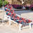  Outdoor Indoor 3'' Lounge Patio Cushion American Patriotic Stars Stripes Fireworks Landmarks Baseballs Burgers Water-Resistant Chaise Lounge Cushion for Chair Patio Furniture Seat Cushion