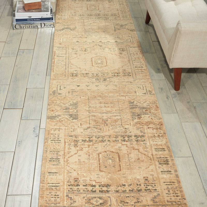 Tapis éclectique brun Dewitt, Rectangle 2 pi 3 po x 3 pi