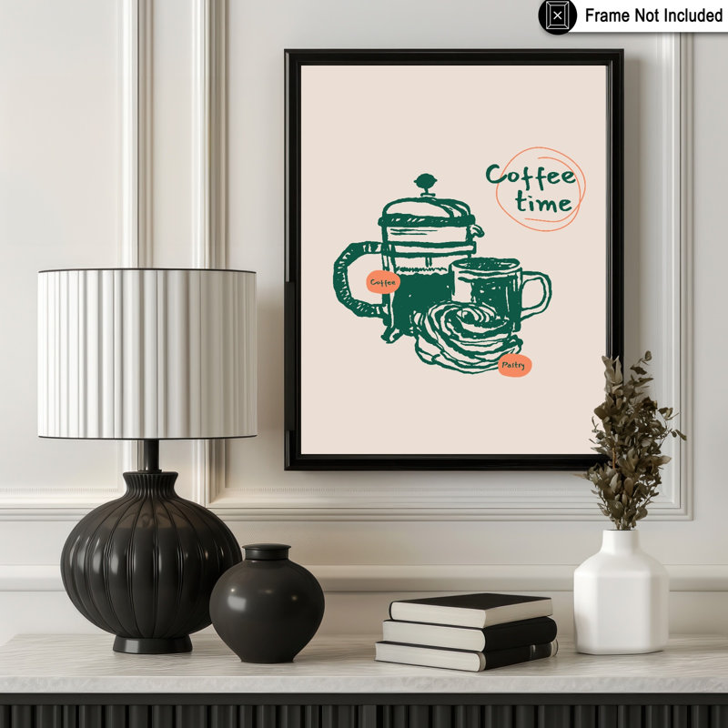 Coffee Time, Unframed, Poster, 16"H x 20"W