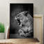 Fierce Lioness Lion - Wrapped Canvas Print-19042815