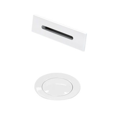 Drain de baignoire escamotable avec trop-plein